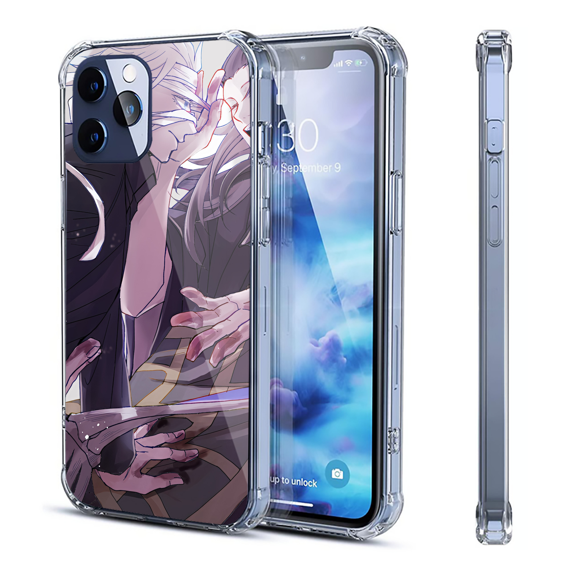 （画像用） SPY×FAMILY间谍家家酒 【iPhone 12シリーズ対応】透明スマホケース（クリアソフトケース）